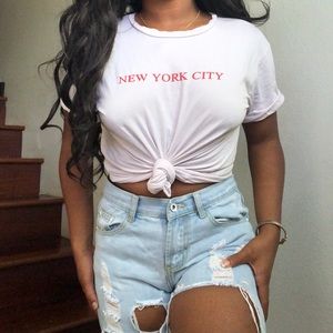 Light Pink New York City tee